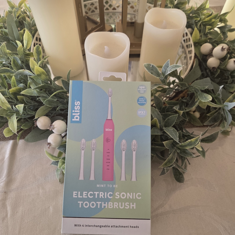 Bliss Pink Electric Sonic Toothbrush - Picture 2 of 6